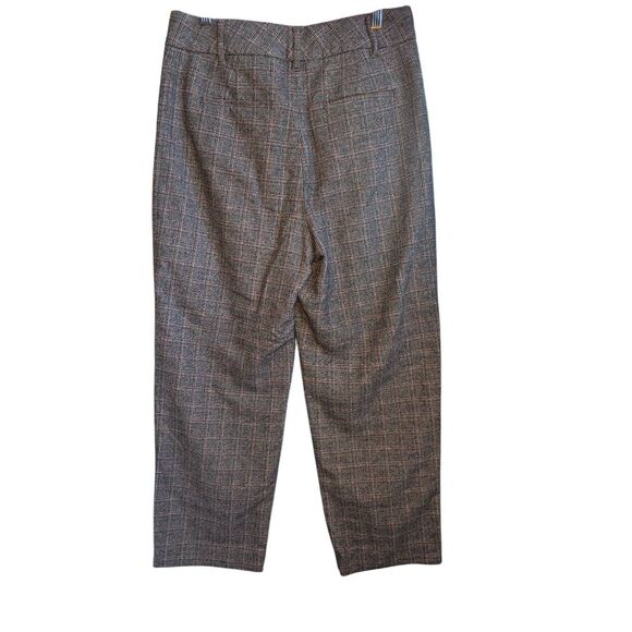 Aritzia Wilfred wool cashmere blend plaid trouser pants 6 - Picture 2 of 7